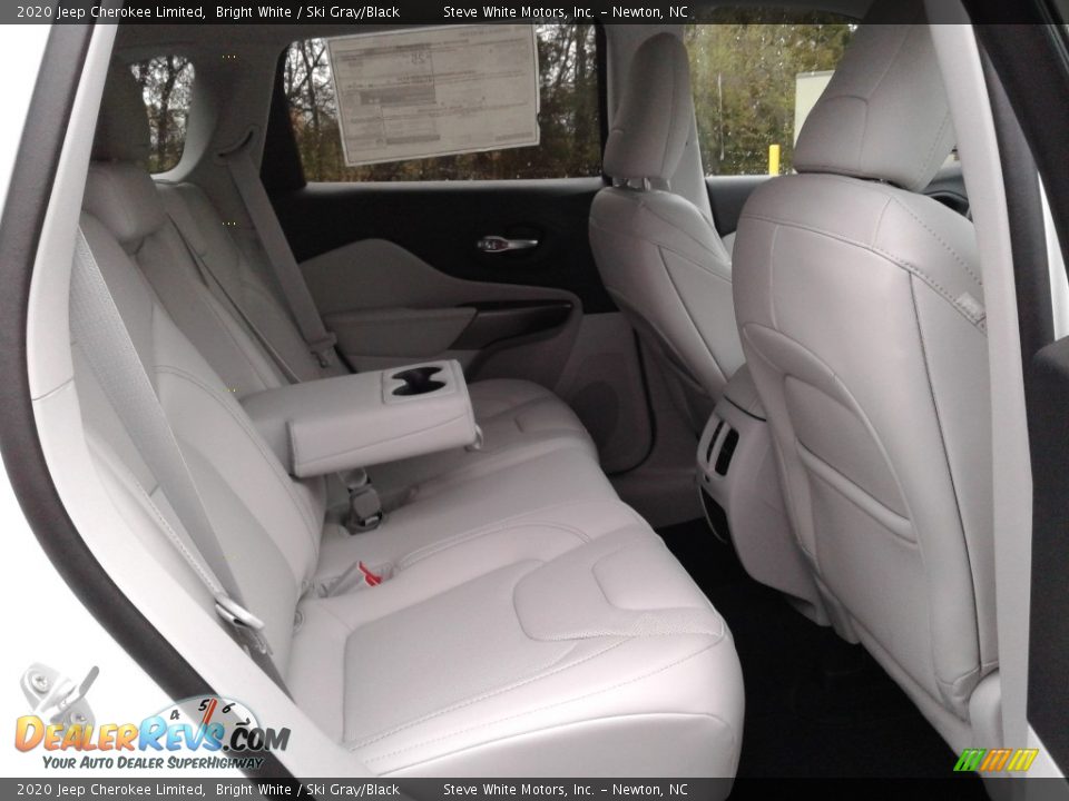 2020 Jeep Cherokee Limited Bright White / Ski Gray/Black Photo #15