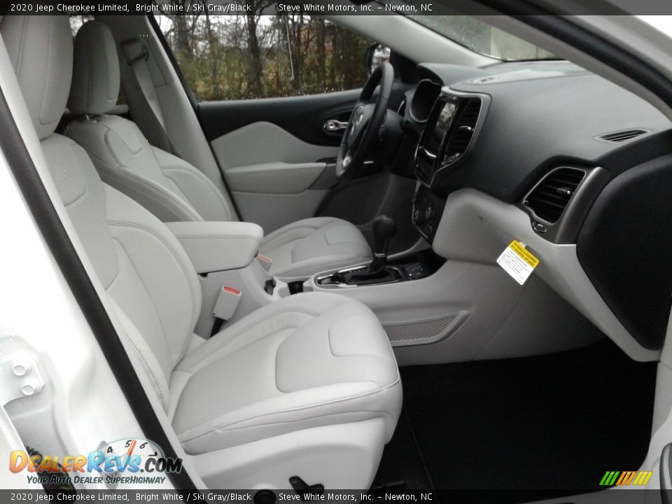 2020 Jeep Cherokee Limited Bright White / Ski Gray/Black Photo #16