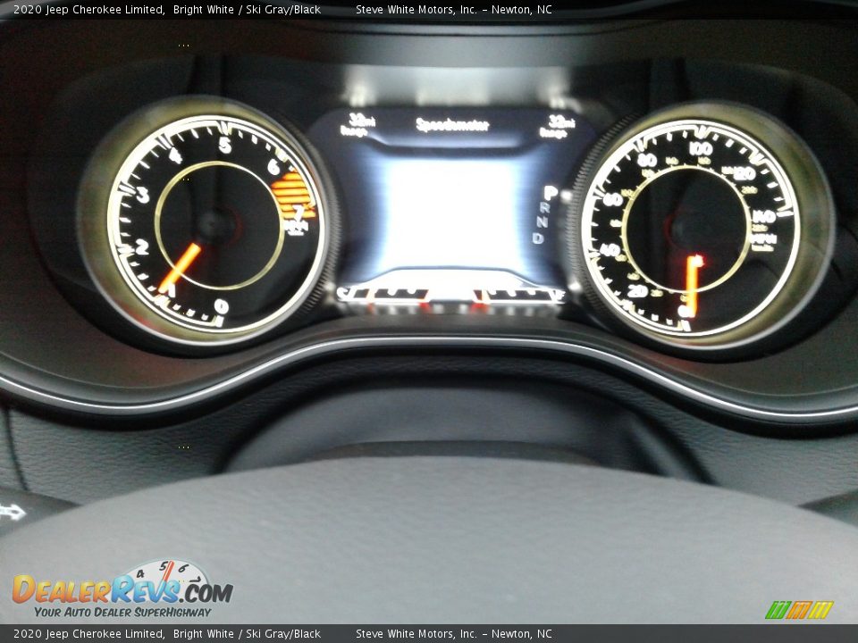 2020 Jeep Cherokee Limited Bright White / Ski Gray/Black Photo #20