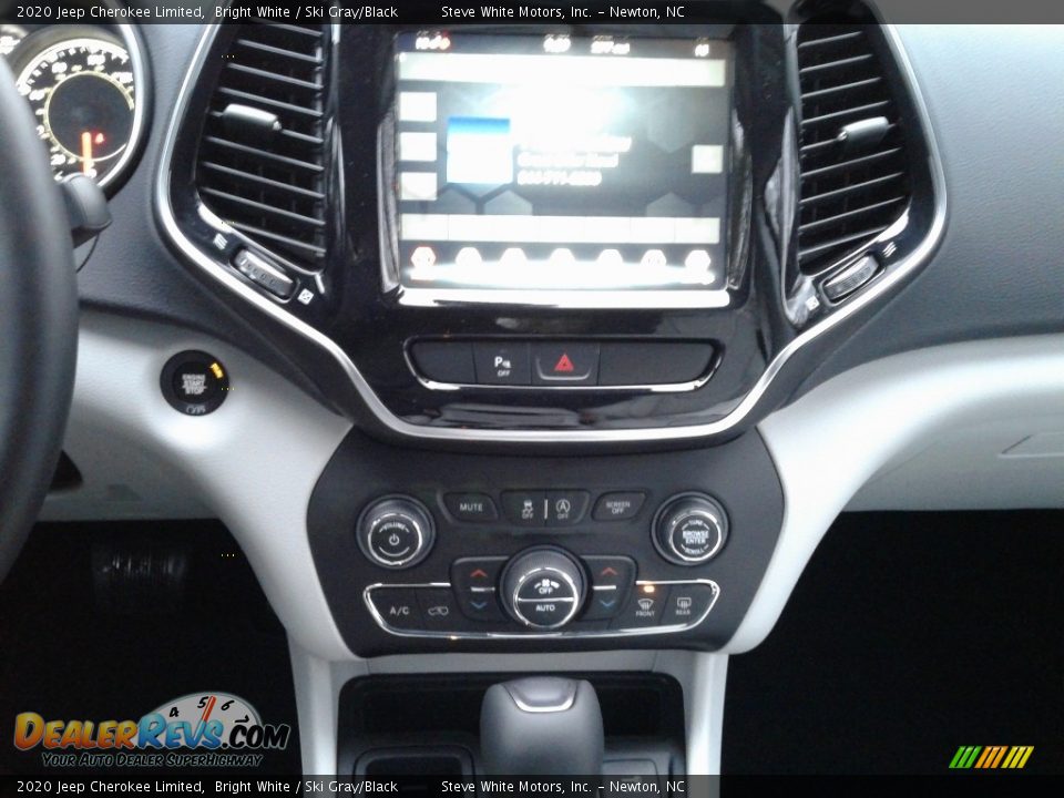 2020 Jeep Cherokee Limited Bright White / Ski Gray/Black Photo #21