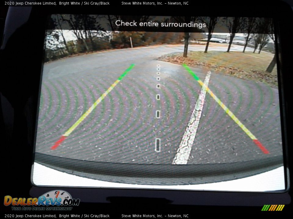 2020 Jeep Cherokee Limited Bright White / Ski Gray/Black Photo #23