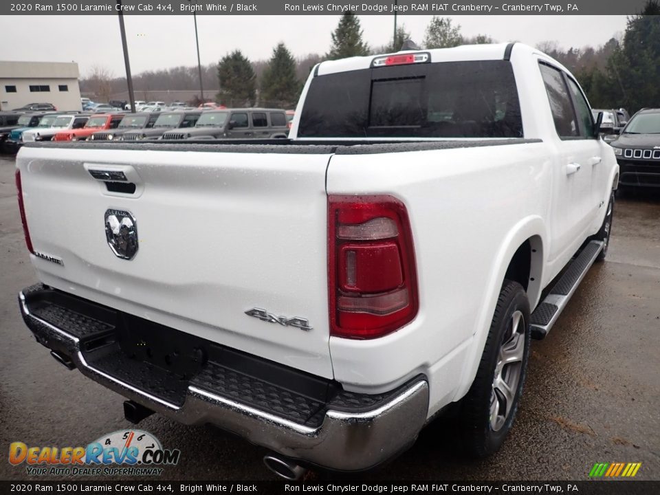 2020 Ram 1500 Laramie Crew Cab 4x4 Bright White / Black Photo #5