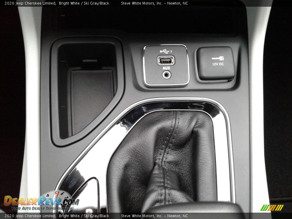 2020 Jeep Cherokee Limited Bright White / Ski Gray/Black Photo #28