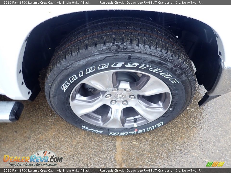 2020 Ram 1500 Laramie Crew Cab 4x4 Bright White / Black Photo #9