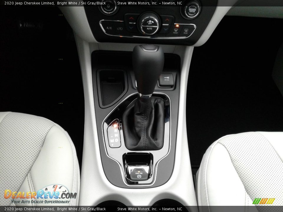 2020 Jeep Cherokee Limited Bright White / Ski Gray/Black Photo #29