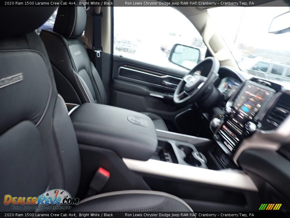 2020 Ram 1500 Laramie Crew Cab 4x4 Bright White / Black Photo #10