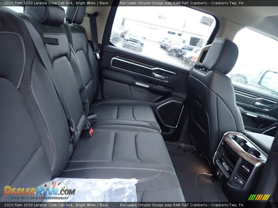 2020 Ram 1500 Laramie Crew Cab 4x4 Bright White / Black Photo #12