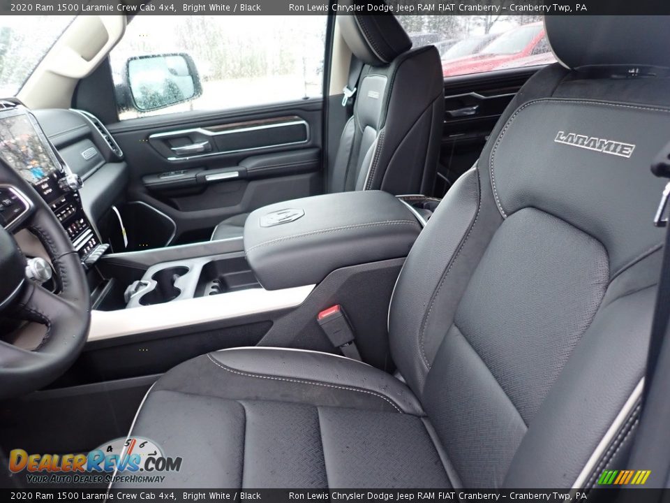2020 Ram 1500 Laramie Crew Cab 4x4 Bright White / Black Photo #14