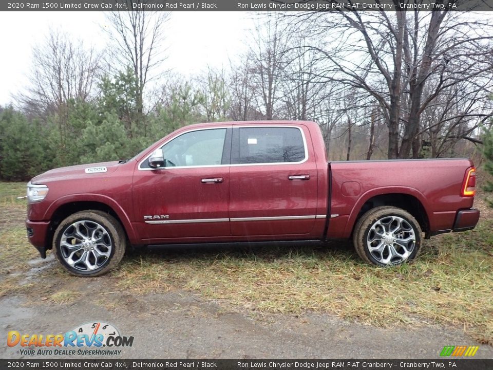 Delmonico Red Pearl 2020 Ram 1500 Limited Crew Cab 4x4 Photo #2