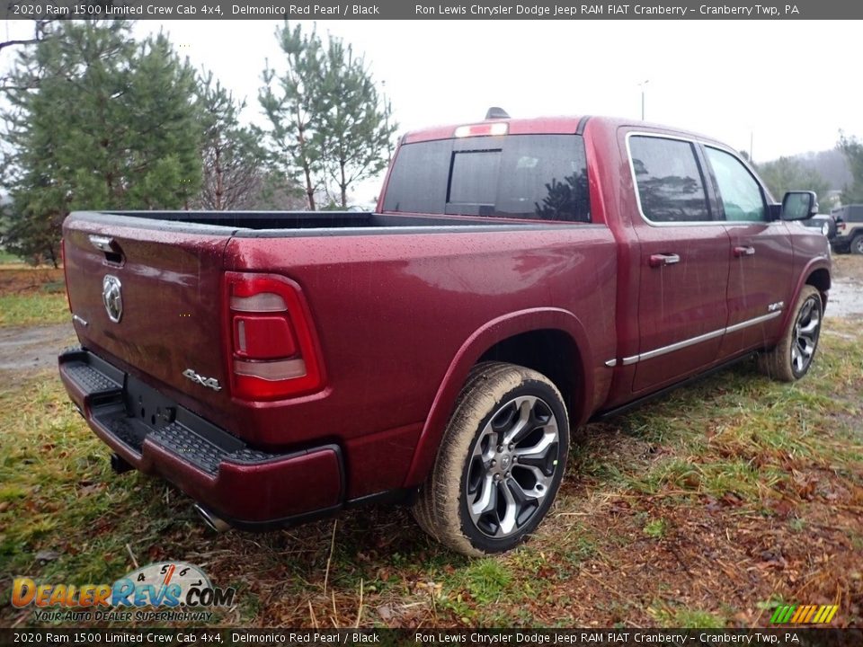 2020 Ram 1500 Limited Crew Cab 4x4 Delmonico Red Pearl / Black Photo #4