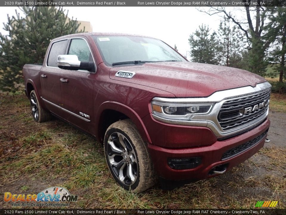 2020 Ram 1500 Limited Crew Cab 4x4 Delmonico Red Pearl / Black Photo #6