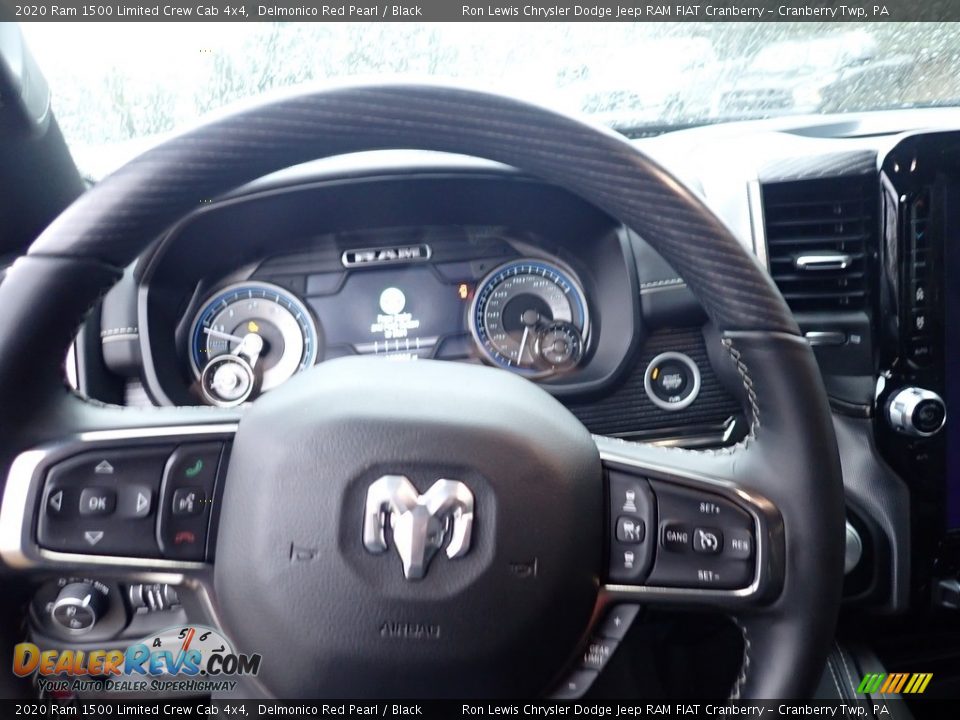 2020 Ram 1500 Limited Crew Cab 4x4 Delmonico Red Pearl / Black Photo #19