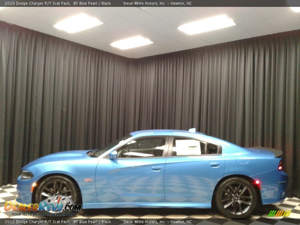 2019 Dodge Charger R/T Scat Pack B5 Blue Pearl / Black Photo #1