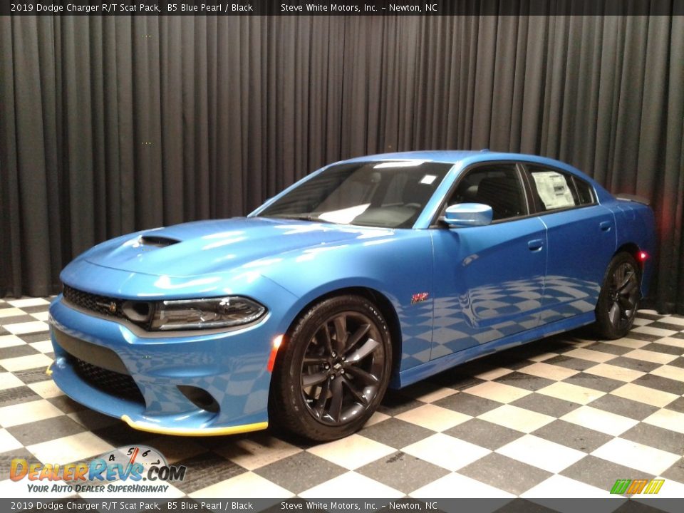 2019 Dodge Charger R/T Scat Pack B5 Blue Pearl / Black Photo #2