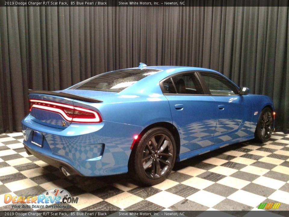 2019 Dodge Charger R/T Scat Pack B5 Blue Pearl / Black Photo #6