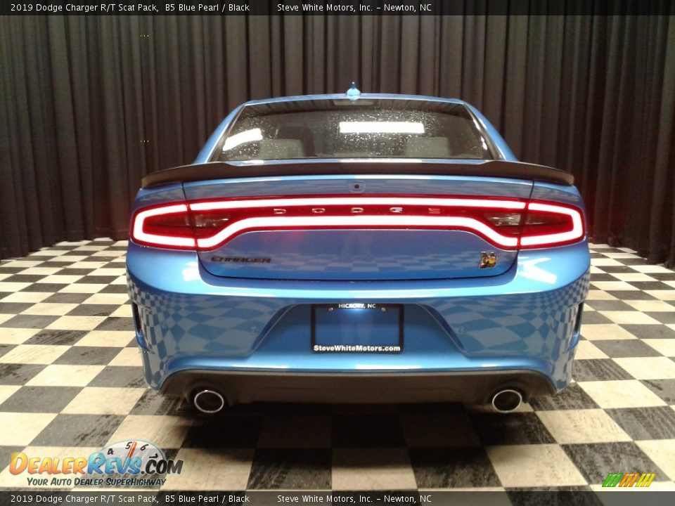 2019 Dodge Charger R/T Scat Pack B5 Blue Pearl / Black Photo #7