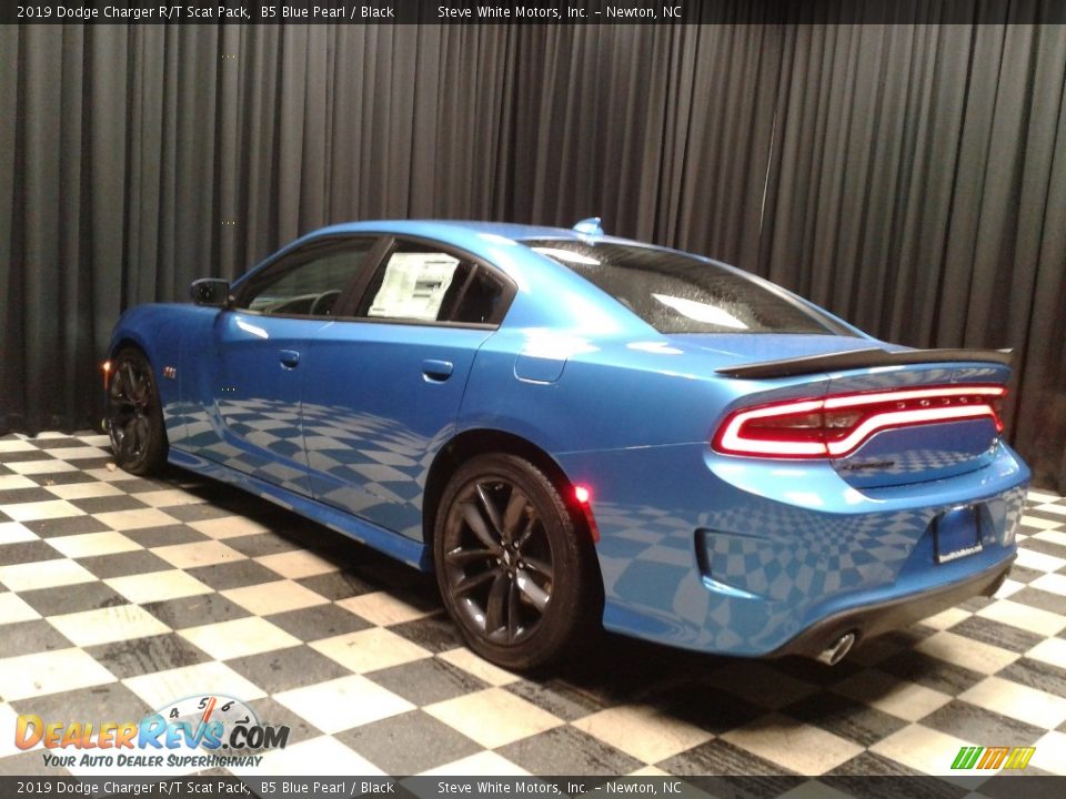 2019 Dodge Charger R/T Scat Pack B5 Blue Pearl / Black Photo #8