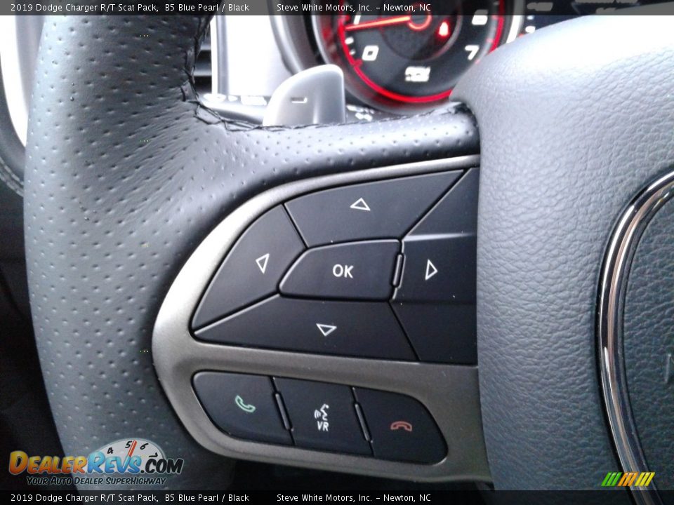 2019 Dodge Charger R/T Scat Pack B5 Blue Pearl / Black Photo #17