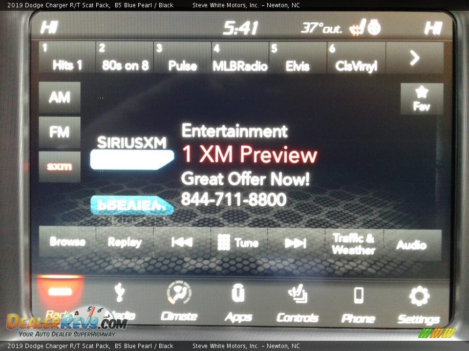 2019 Dodge Charger R/T Scat Pack B5 Blue Pearl / Black Photo #21