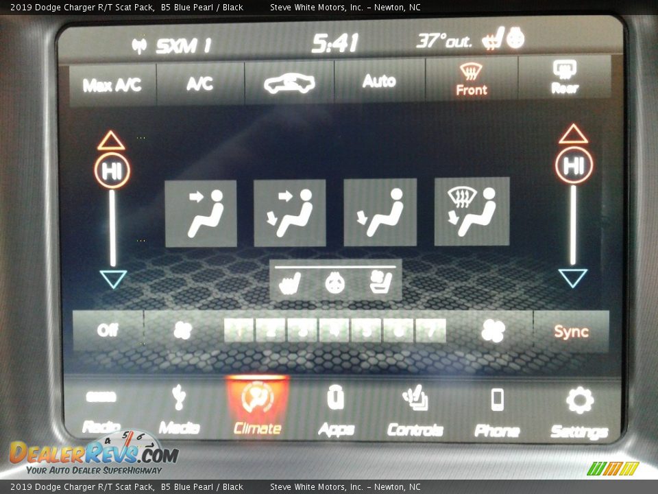 2019 Dodge Charger R/T Scat Pack B5 Blue Pearl / Black Photo #23