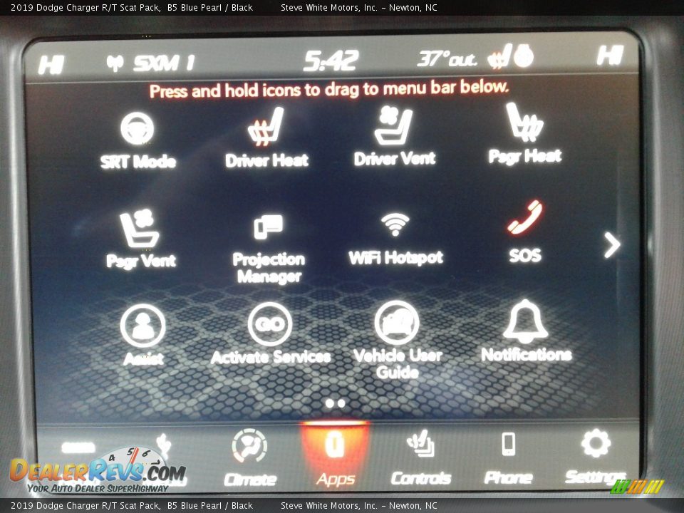 2019 Dodge Charger R/T Scat Pack B5 Blue Pearl / Black Photo #25