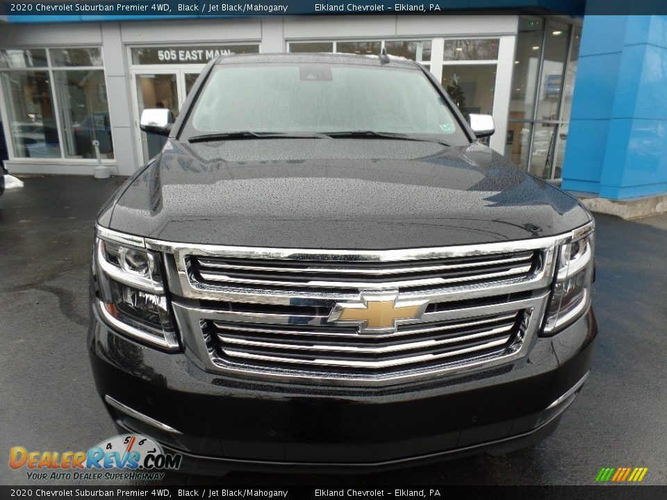 2020 Chevrolet Suburban Premier 4WD Black / Jet Black/Mahogany Photo #2