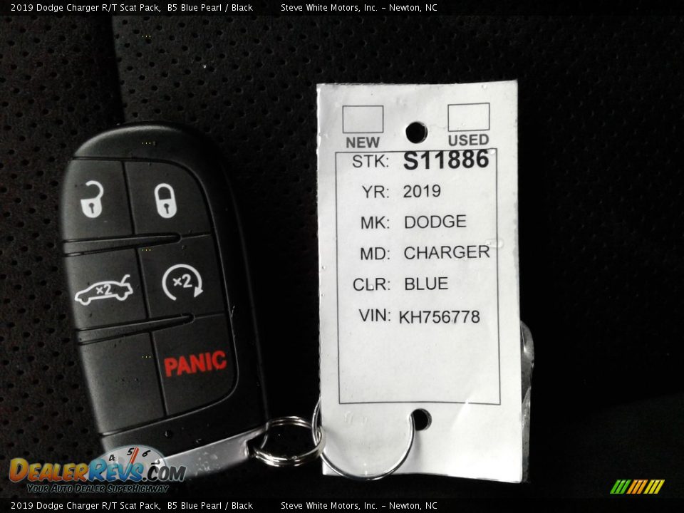 2019 Dodge Charger R/T Scat Pack B5 Blue Pearl / Black Photo #33