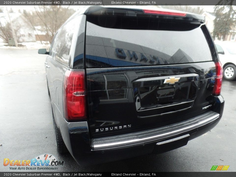 2020 Chevrolet Suburban Premier 4WD Black / Jet Black/Mahogany Photo #6