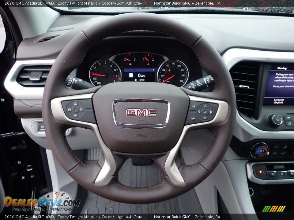 2020 GMC Acadia SLT AWD Ebony Twilight Metallic / Cocoa/­Light Ash Gray Photo #17