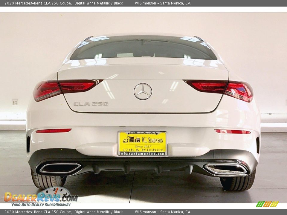 2020 Mercedes-Benz CLA 250 Coupe Digital White Metallic / Black Photo #3