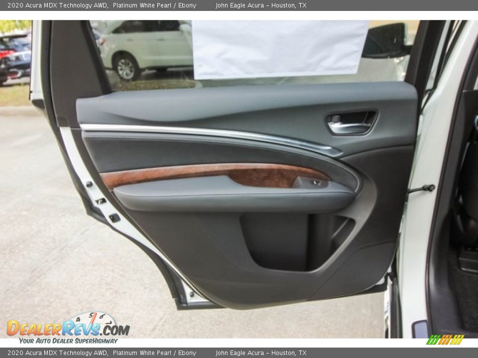 2020 Acura MDX Technology AWD Platinum White Pearl / Ebony Photo #18