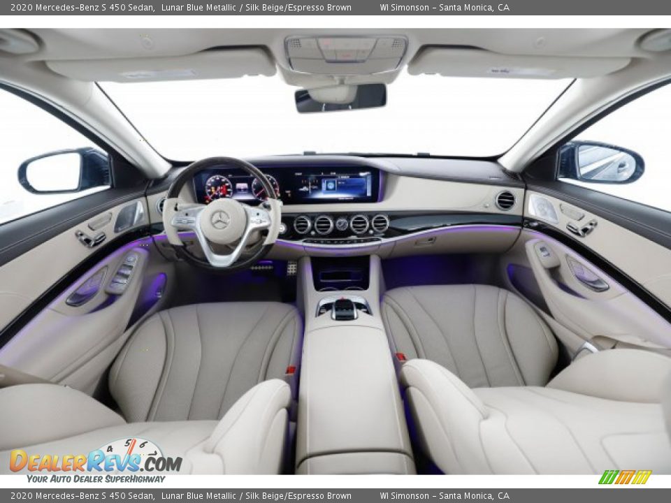 Front Seat of 2020 Mercedes-Benz S 450 Sedan Photo #10