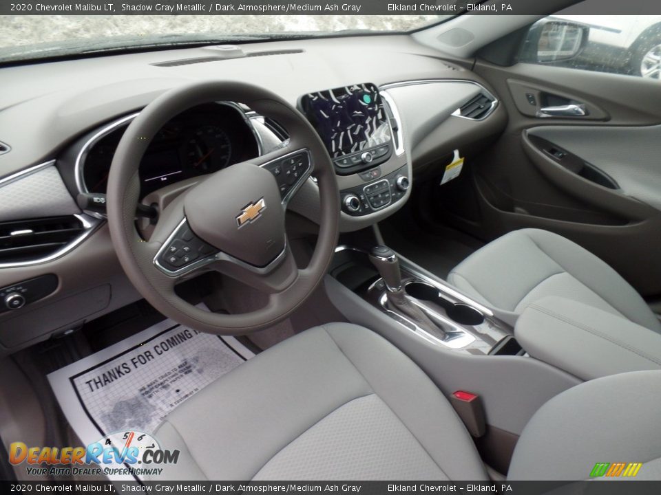Dark Atmosphere/Medium Ash Gray Interior - 2020 Chevrolet Malibu LT Photo #13