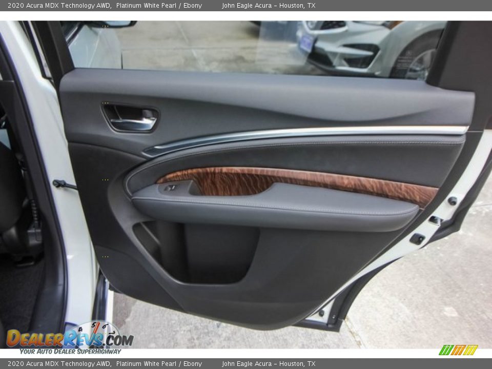 2020 Acura MDX Technology AWD Platinum White Pearl / Ebony Photo #23