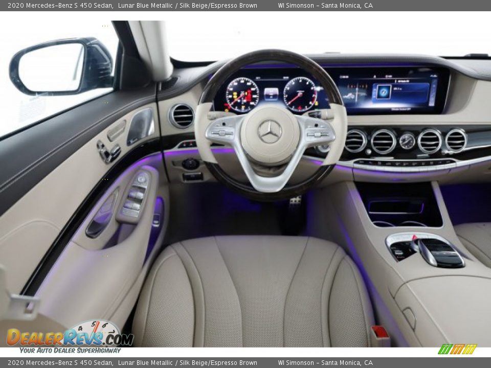 Front Seat of 2020 Mercedes-Benz S 450 Sedan Photo #11