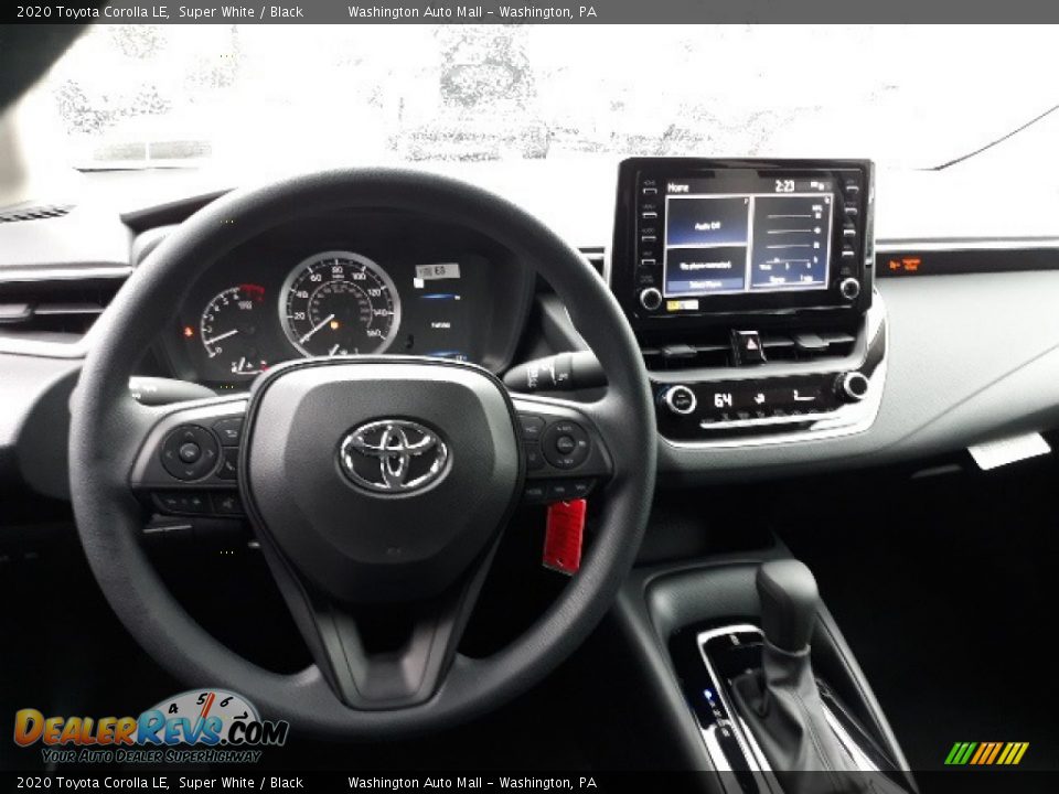 2020 Toyota Corolla LE Super White / Black Photo #3