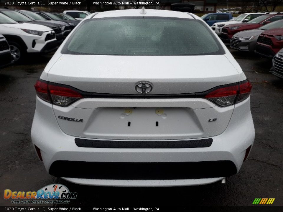 2020 Toyota Corolla LE Super White / Black Photo #15