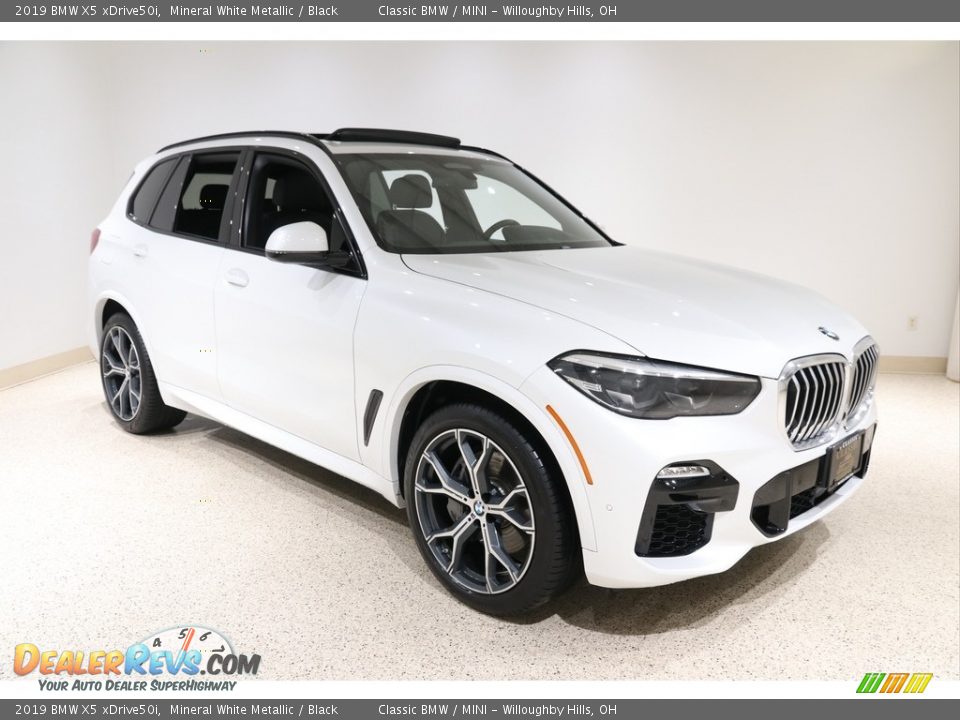 2019 BMW X5 xDrive50i Mineral White Metallic / Black Photo #1