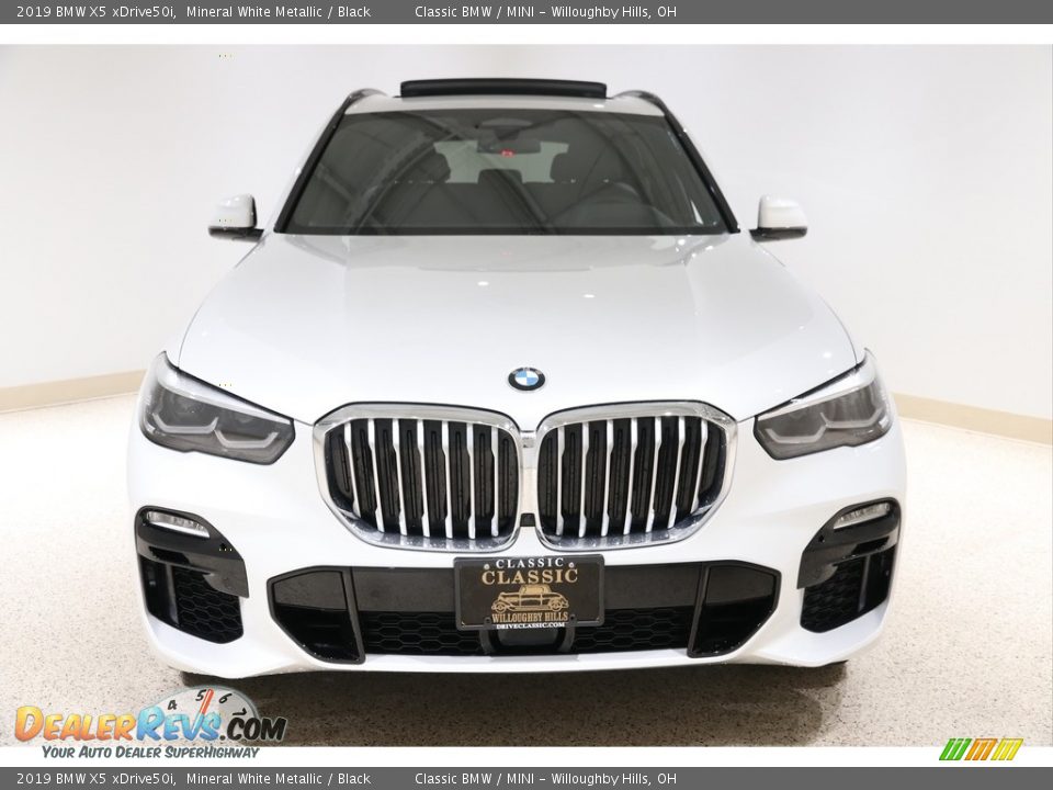 2019 BMW X5 xDrive50i Mineral White Metallic / Black Photo #2