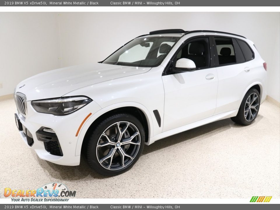 2019 BMW X5 xDrive50i Mineral White Metallic / Black Photo #3