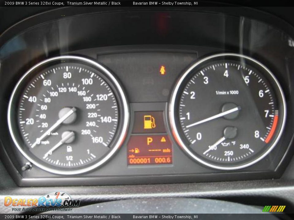 2009 BMW 3 Series 328xi Coupe Titanium Silver Metallic / Black Photo #16