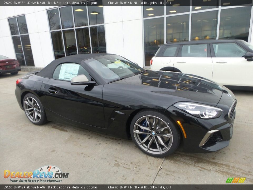 Black Sapphire Metallic 2020 BMW Z4 sDrive M40i Photo #2