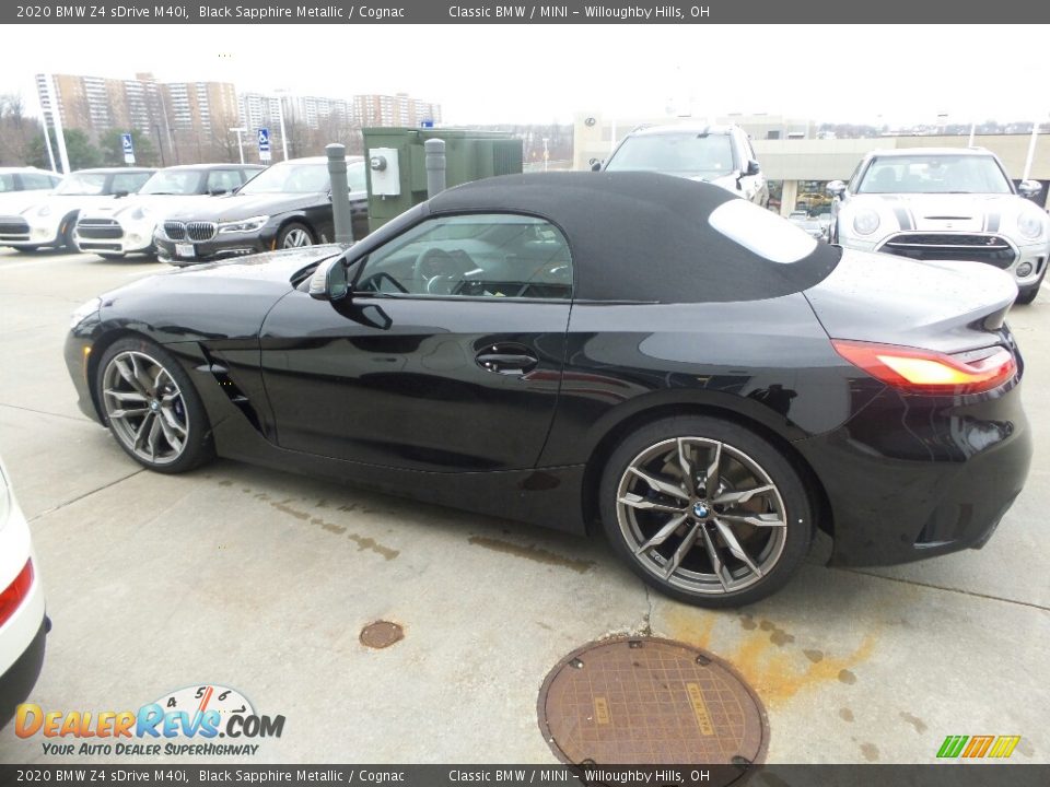 2020 BMW Z4 sDrive M40i Black Sapphire Metallic / Cognac Photo #5