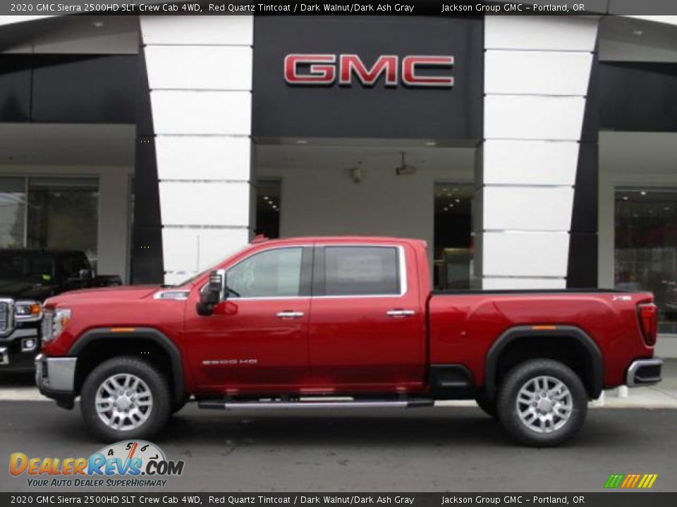 2020 GMC Sierra 2500HD SLT Crew Cab 4WD Red Quartz Tintcoat / Dark Walnut/Dark Ash Gray Photo #2