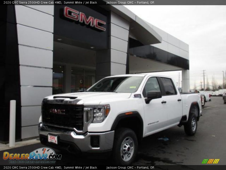 2020 GMC Sierra 2500HD Crew Cab 4WD Summit White / Jet Black Photo #1