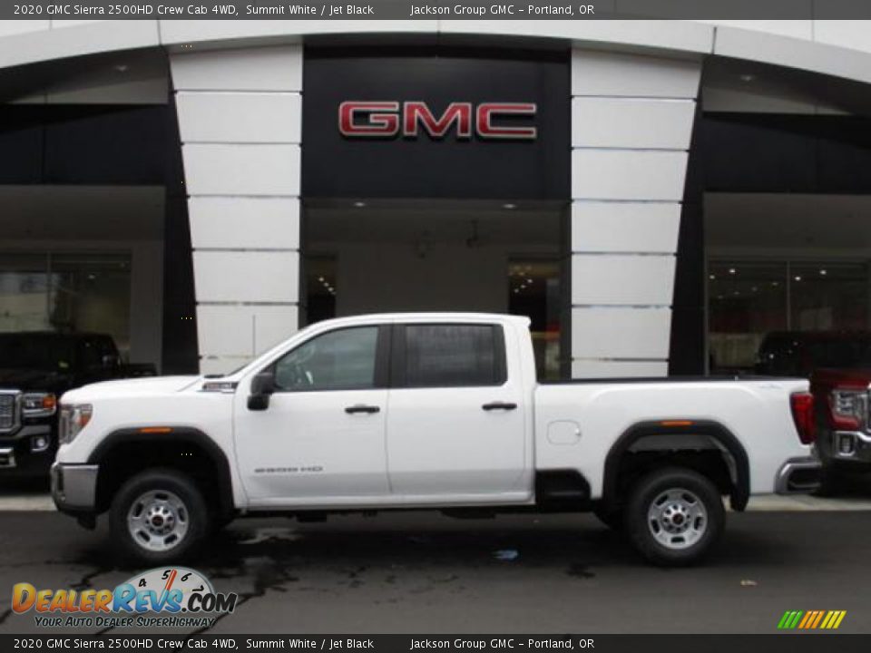 2020 GMC Sierra 2500HD Crew Cab 4WD Summit White / Jet Black Photo #2