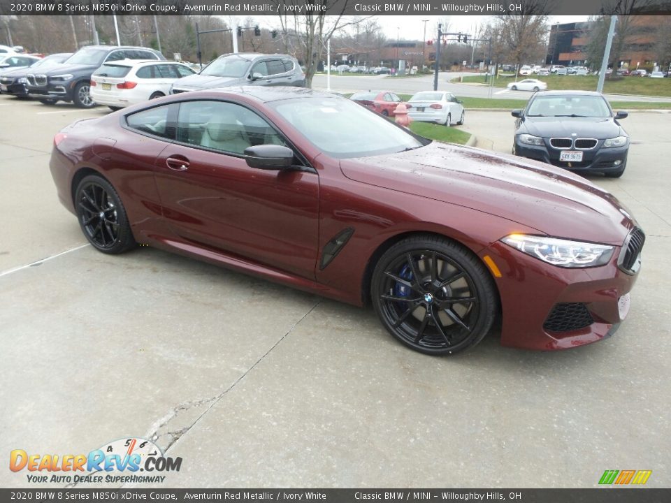 Front 3/4 View of 2020 BMW 8 Series M850i xDrive Coupe Photo #1