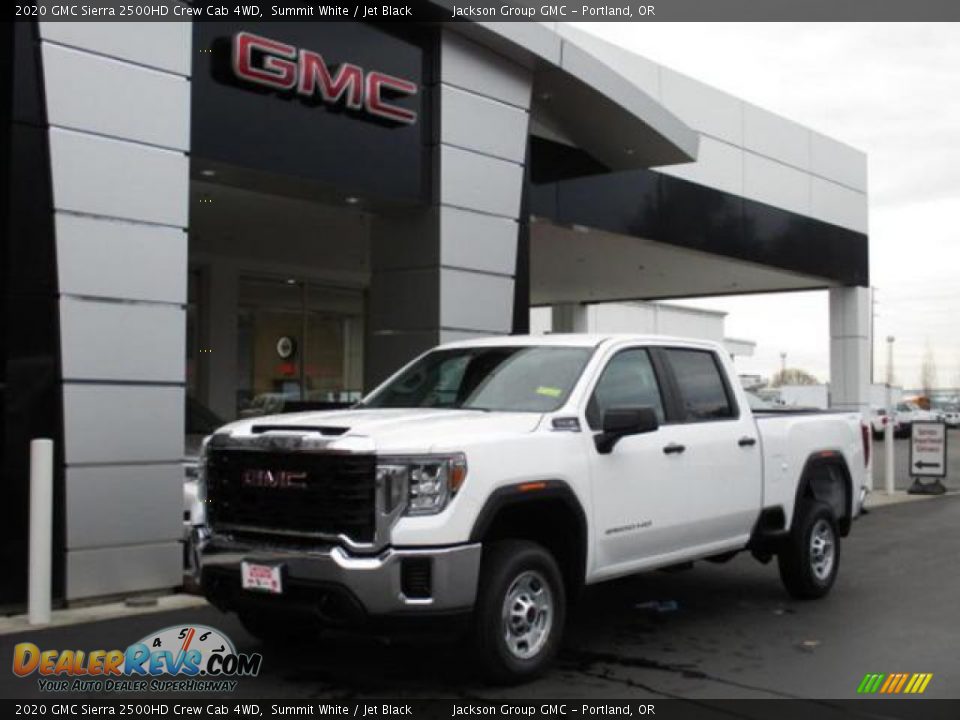 2020 GMC Sierra 2500HD Crew Cab 4WD Summit White / Jet Black Photo #1