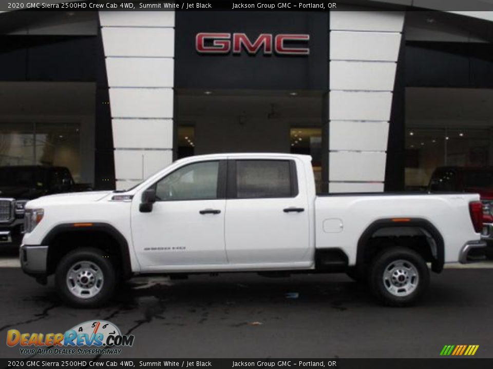 2020 GMC Sierra 2500HD Crew Cab 4WD Summit White / Jet Black Photo #2