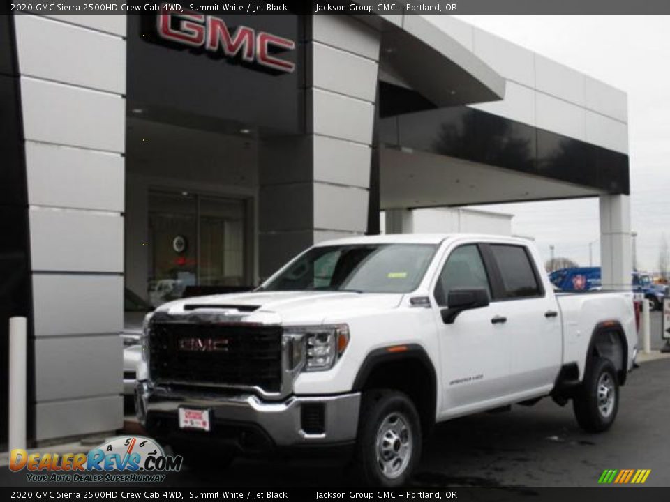 2020 GMC Sierra 2500HD Crew Cab 4WD Summit White / Jet Black Photo #1